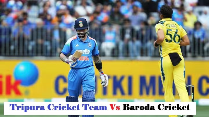 Tripura Cricket Team vs Baroda Cricket Team Match Scorecard
