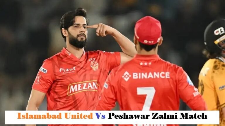 Islamabad United vs Peshawar Zalmi Match Scorecard