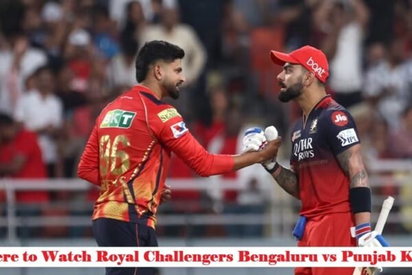 Where to Watch Royal Challengers Bengaluru vs Punjab Kings