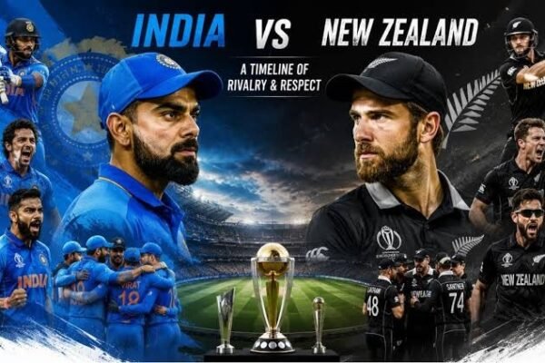 New Zealand National Cricket Team vs India National Cricket Team Timeline